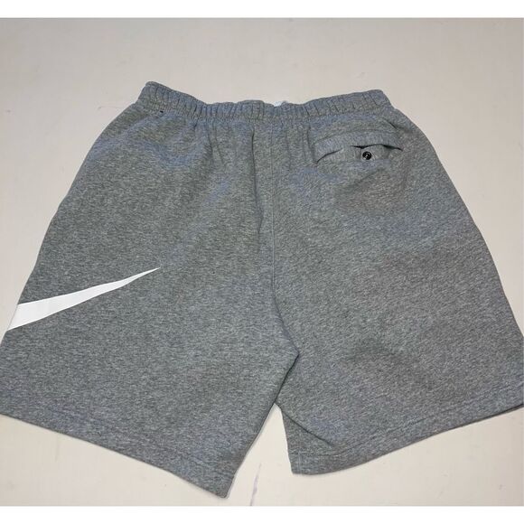 Vintage Nike Mens Large Distressed Big Swoosh Logo Above Knee Sweatpants Shorts - Picture 5 of 6
